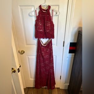 Sequin Hearts prom dress - size 7